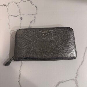 Prada large Saffiano Leather Wallet